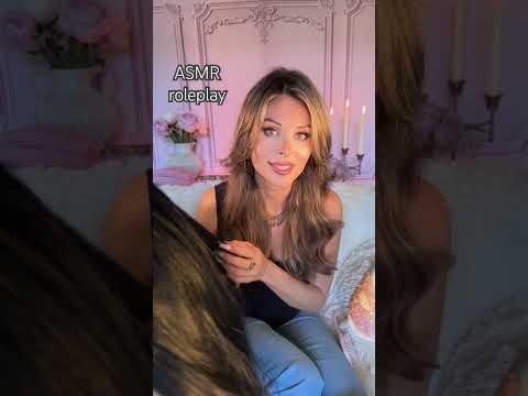 ASMR Roleplay 2000s Tuscan Mom gets you ready for a date 🩷 #asmrrp #asmrshorts