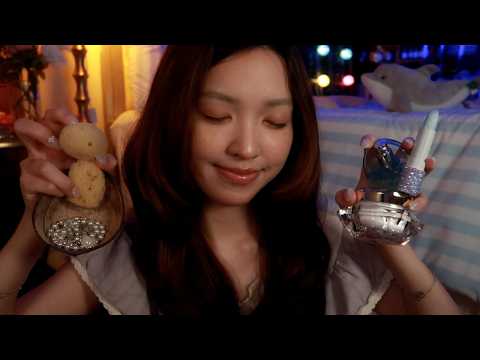 🐬 Fall Asleep to an Aqua Facial Spa 🧼 (night skincare, nails, hand cream, layered sounds)ft. Dossier