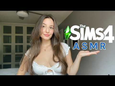 ASMR Sims 4 🏡  ALPHABET Build Challenge🌻 (Design, Whispers, Keyboard Sounds) Letter A!
