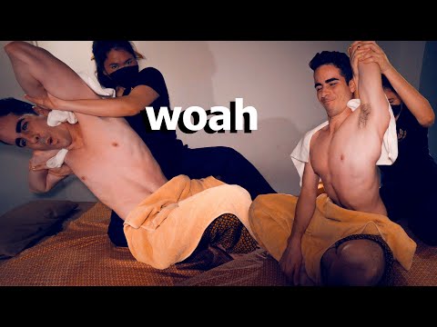 ASMR: MASSAGGIO alla SCHIENA THAI SCROCCHIANTE e RILASSANTE!