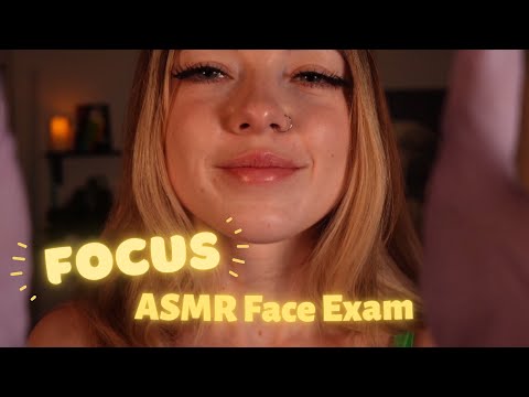 Focus! This is a face exam not a sleep exam ❤ ASMR