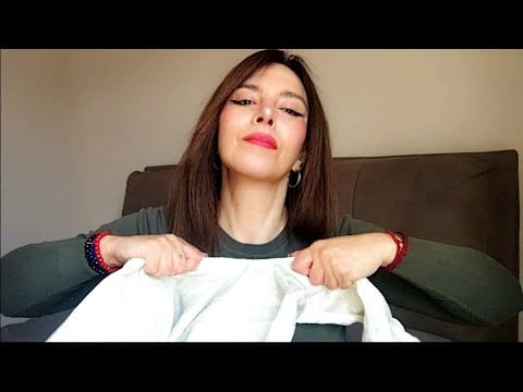 ASMR  ripping and Scratching on Window Curtains - fabric sounds 