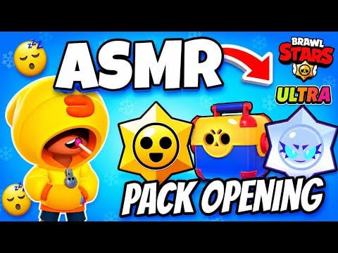 ASMR • MON MEILLEUR PACK OPENING SUR BRAWL STARS POUR DORMIR ! (chuchotement proche du micro)