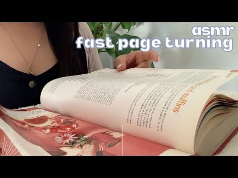 FAST page turning asmr | ultimate BRAIN TINGLES | no talking (requested)