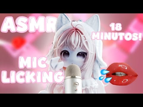 Asmr | Lamiendo el micrófono 👅| Roblox Gameplay ♡