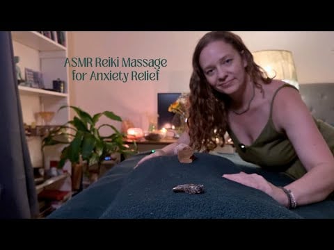 ASMR Reiki Massage for Anxiety Relief & Grounding🌻Sunflower Kisses, Aura Rattles & Earth Elements