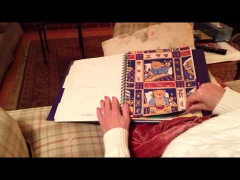 ASMR: Page turning - wrapping paper sample book, no talking
