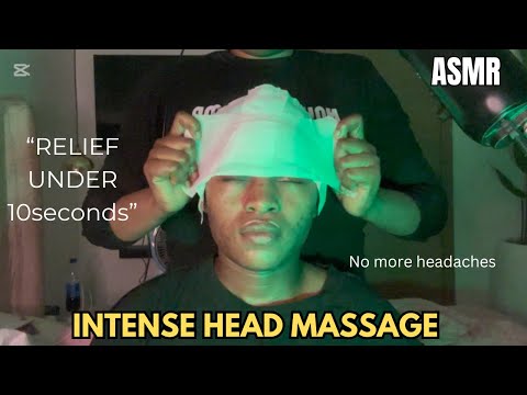 ASMR ✨ HEAD MASSAGE TO RELIEVE HEADACHES INSTANTLY