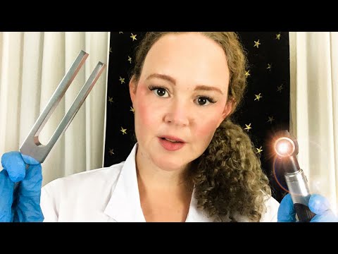 ASMR Detailed Ear Examination 👂🏼 Soft Spoken Ear Cleaning and Hearing Test