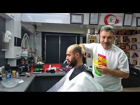 HAIR AND BEARD TRIMMING AND MASSAGE WITH MUNUR ONKAN