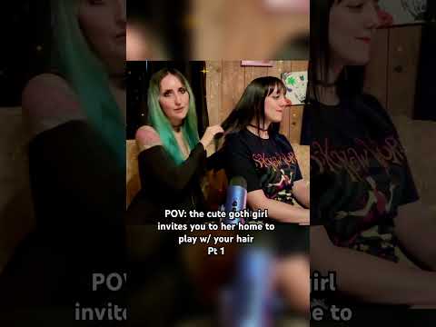 💇🏼‍♀️Can I play w/ ur hair? Pt1💈#asmr #asmrvideos #asmrhairplay #asmrrealperson #asmrhair