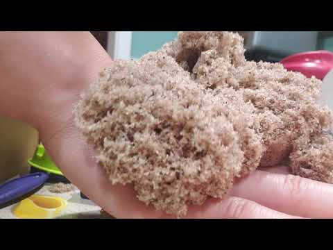 Kinetic Sand play sounds asmr! No talking.