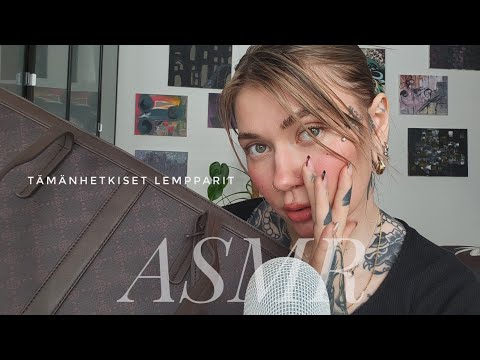 ASMR Suomi Esittelen tämänhetken lemppari juttuja❣️ 
