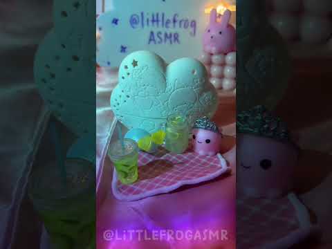 MOCHI PICNIC 🧺✨🍩 #asmr #cute #squishy #tingles #satisfying #mochi #roleplay #asmrsounds