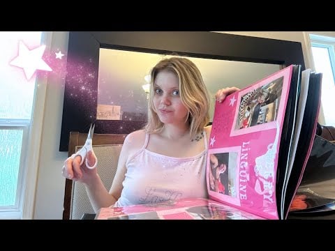 Lofi Asmr | Scrapbook with me 🌸