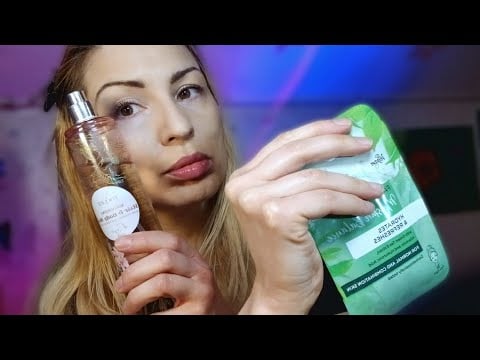 ASMR Super Facial Skin Treatment,💆‍♀️ Facial Massage & Face Mask | Personal Attention ❤️👋