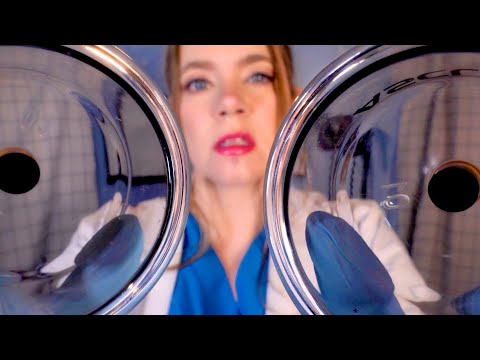 ASMR Audiologist Ear Exam for Tinnitus | Cupping, Ultrasound, Laser Therapy