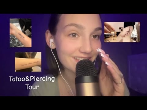 Asmr Tatoo and Piercing tour ✨