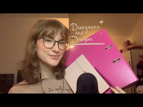 Asmr/Softspoken First Time Playing Dungeons and Dragons 🧚🏻