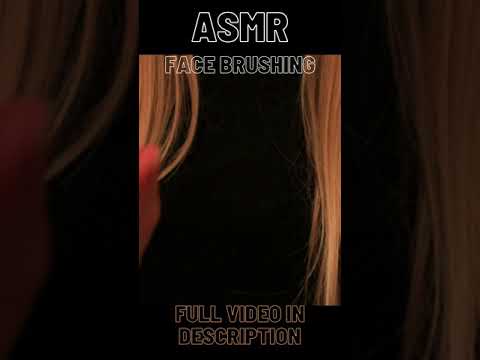 ASMR Face Brushing and Rain sounds #shorts *No Talking*