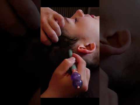 This feels heavenly 😇 #asmr #reiki #massage