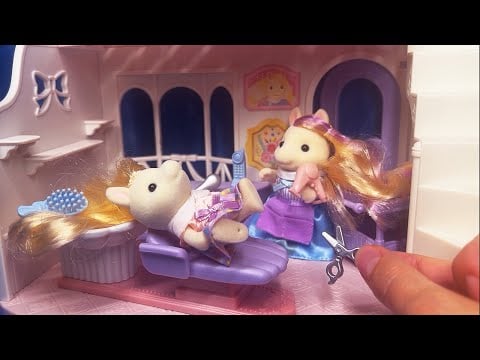 ASMR Miniature Beauty Salon Roleplay (Whispered, Sylvanian Families)