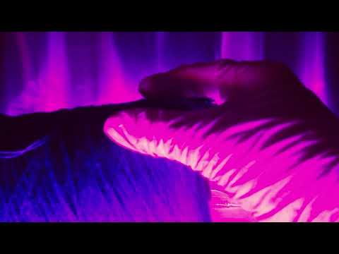 LATEX GLOVES 💜 CUTTING YARN 💜  [[ASMR]]