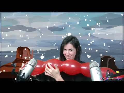 ASMR - Long Red Balloon Tapping