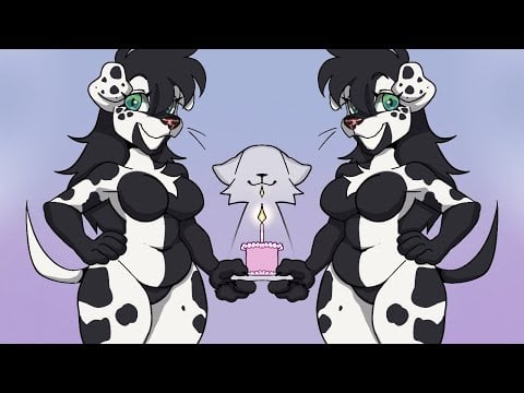 Furry Asmr| Double Dog Intense Ear Licks (DEEP ear licking)