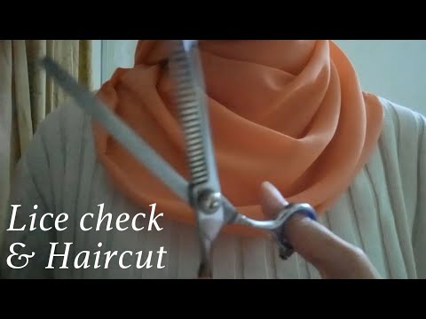 ASMR | Lice check & haircut roleplay (Layered sound)