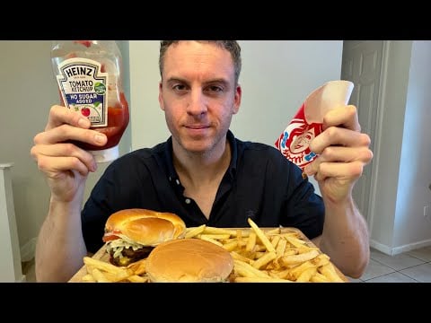 ASMR Wendy’s Mukbang (soft-spoken + regular talking voice)