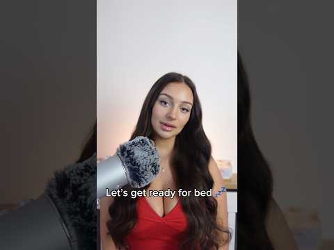 Let’s get ready for bed 💤 #asmr #relax #triggersforsleep #asmrtingles #tingles