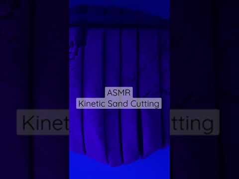 ASMR Kinetic Sand Cutting #asmr #shorts #kineticsand