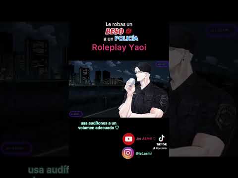 Le robas un beso a un policía 💋 #asmr #anime #susurros #asmrroleplay #roleplaying #yaoi #asmryaoi