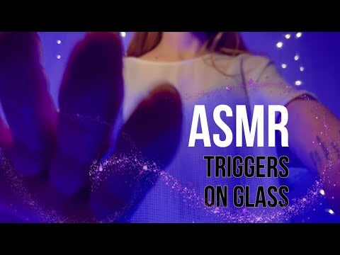 ASMR| try triggers on glass،tapping sounds [slepp under 1 minute ] تریگر روی شیشه 😴🦻🏻