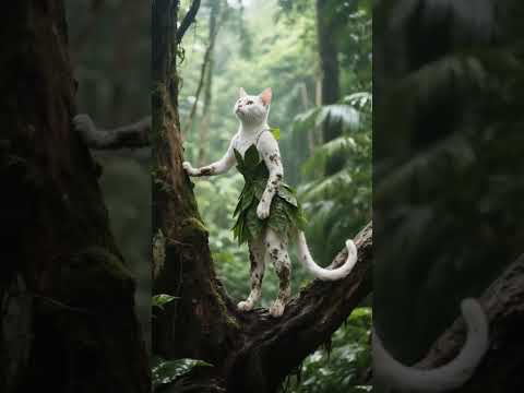 The Revenge of the White Cat#orangecat #AI #tiktok #viralvideo #fyp
