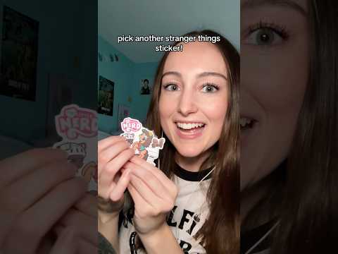pick another Stranger Things sticker #asmr #strangerthings