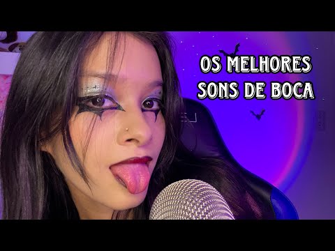 ASMR| OS MELHORES SONS DE BOCA PRA DERRETER O SEU CÉREBRO 🧠💤 - no talking