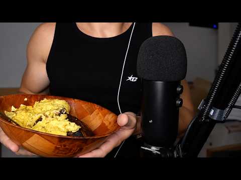 ASMR | Daddy Eats His Eggs & Meat