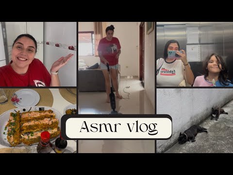 ASMR VLOG - FAXINA, COMIDINHAS, PISICINA E MUITO MAIS...