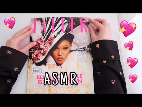 ASMR SUOMI - Lehden selailua - ASMR Tatler Browsing Magazine Whispering in Finnish
