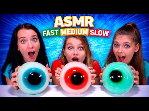 ASMR Fast, Medium, Slow VS One Hundred Layers Challenge Compilation
