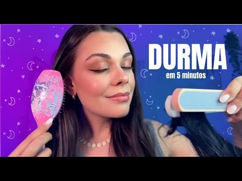 ASMR: Escovando E Passando Chapinha No Seu Cabelo 💆🏻‍♀️😴