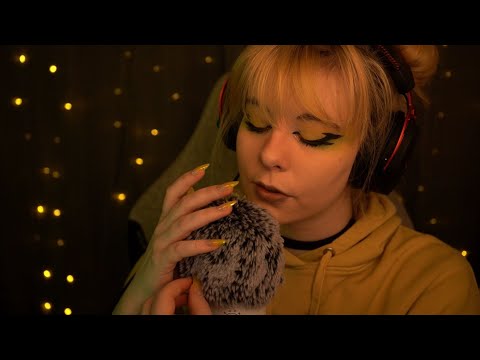 ASMR | "Relax", Fluffy Mic, Rain Sounds - Blue Yeti, Whispering