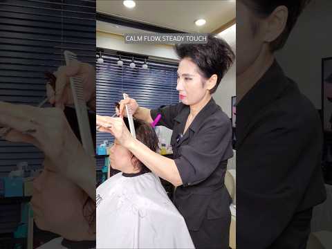 Hair Salon ASMR Calm & Clean Precision Cut for Deep Relaxation