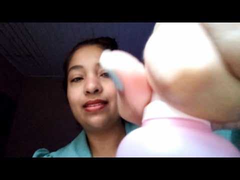 ASMR Cuidando das suas mãos e unhas:  massagem, creme, hidratante, esmaltes, atenção pessoal 🌸🎀