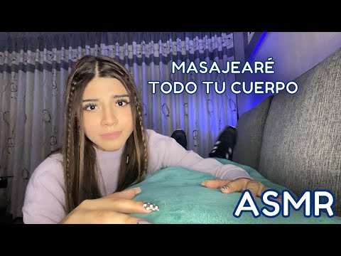 ASMR ESPAÑOL / Te HAGO un MASAJE CAÓTICO a TODO el CUERPO ❤️‍🔥