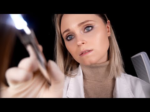 ASMR | Hair and SCALP inspection (sleep aid)