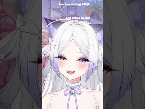 Scarf Scratching ASMR #shorts #asmr #notalkingasmr #vtuber #asmrshorts #fabricasmr #scratchingasmr