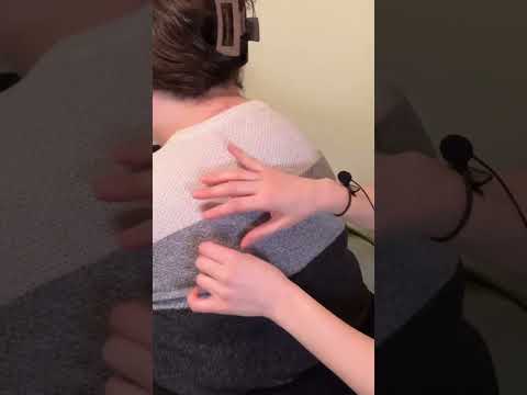 ASMR Back Plucking Massage #gentle #oddlysatisfying #backtracing #asmrmassage